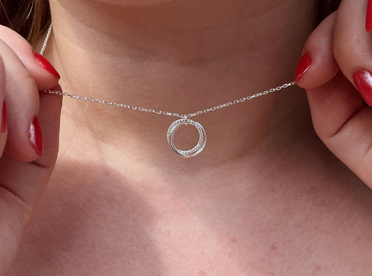 Sterling Silver Necklace Gift, Three Generations Gifts, Nan Gifts, Gran Gifts, Grandmother Gifts, Grandchildren, Grandson, Granddaughter