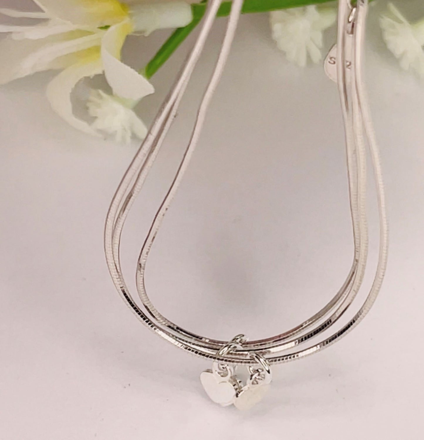 3 Generations Bracelet, Grandmother Gift, Gran Gifts, Sterling Silver Bracelet Grandma Gift, Gifts for Nan from Grandson, Three Generations