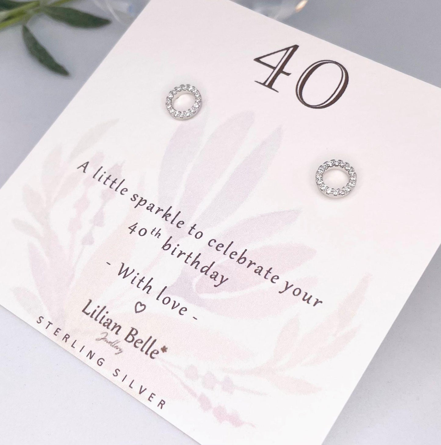 16th 18th 21st 30th 40th 50th 60th 70th 80th 90th Sterling Silver Earrings Birthday Gifts for Women, Milestone Gift for Her