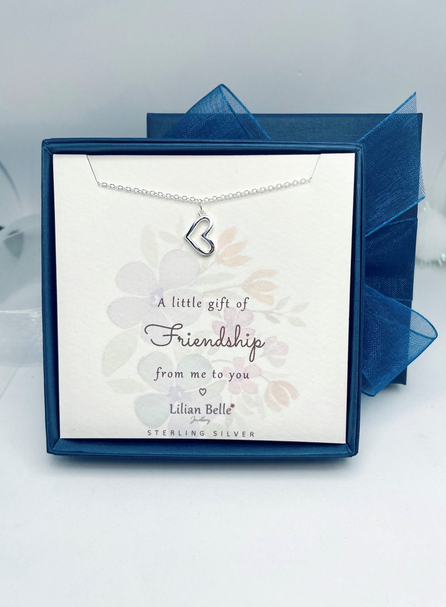 Sterling Silver Friendship Heart Bracelet Gift for Women, Best friend Gift, Meaningful Friends Gifts for her, Friendship Gifts for Woman