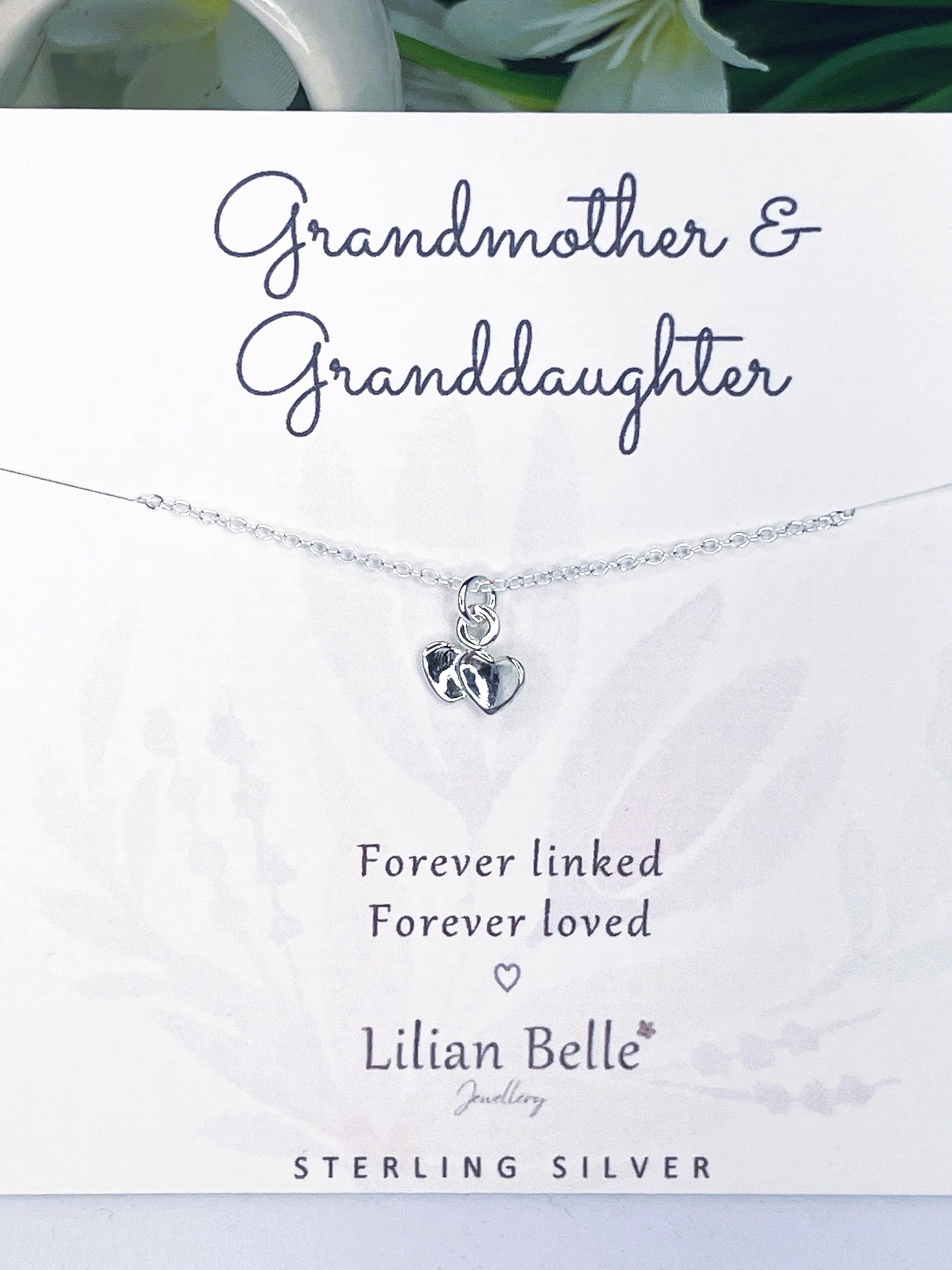 Sterling Silver Necklace Nanna Birthday Gifts, Nan Gift, Gift for Granddaughter Birthday Gift, Granny Gift, Gran Gifts, Grandma Grandson