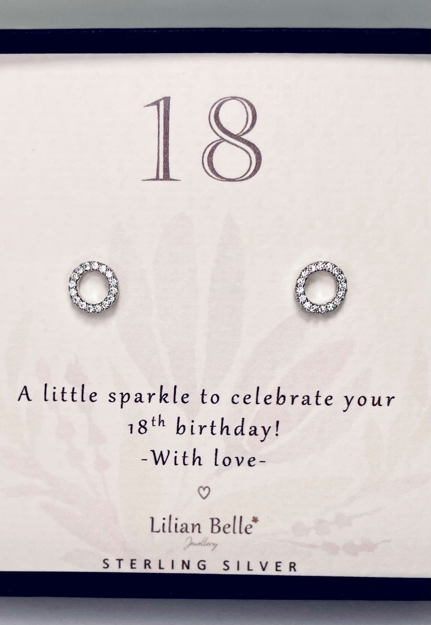 18th Birthday Gift Girl, 18th Sterling Silver Earrings Gift for Her, 18th Jewellery for Girl, 18th Gifts for Daughter, 18 Gifts for Girls