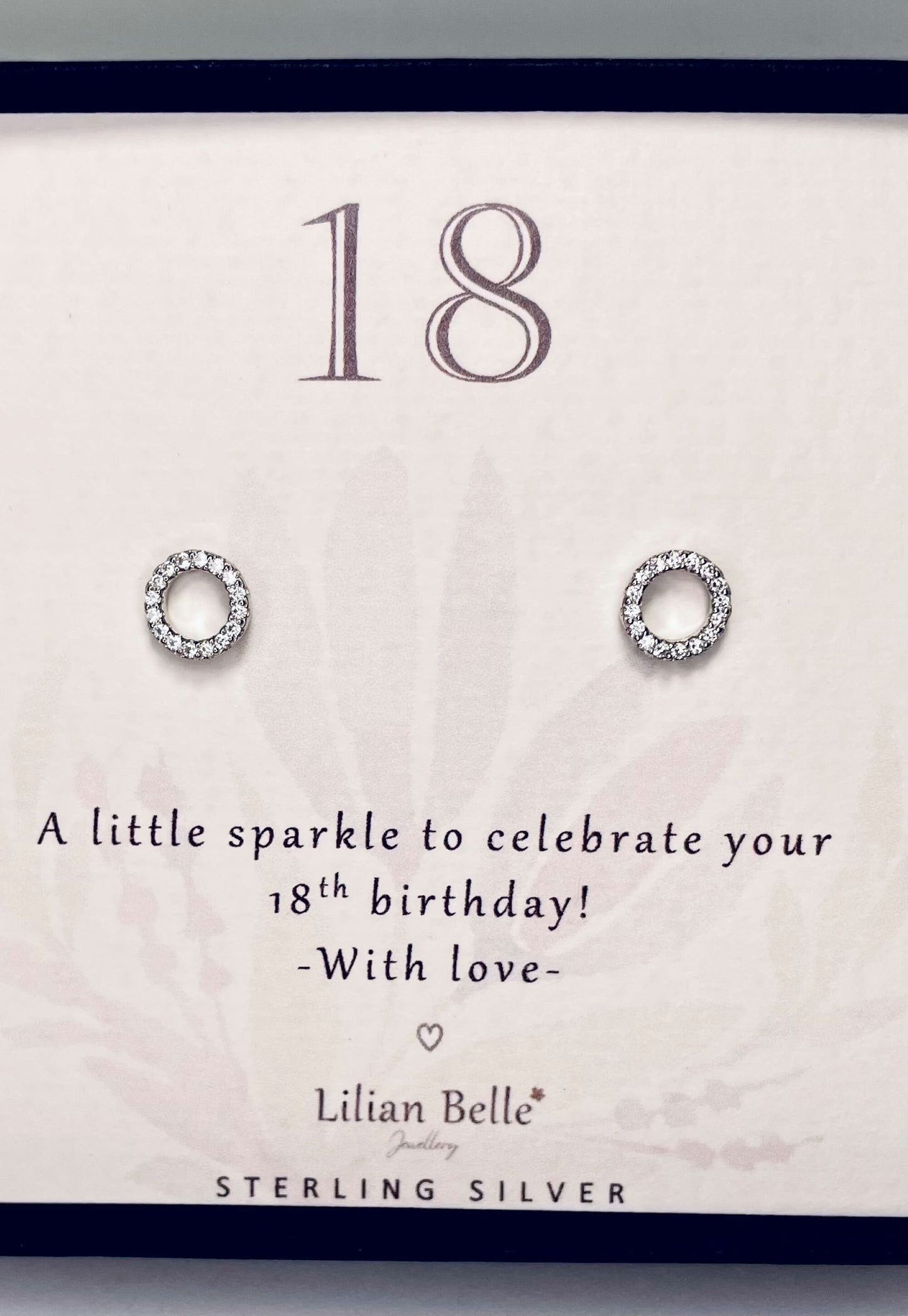 18th Birthday Gift Girl, 18th Sterling Silver Earrings Gift for Her, 18th Jewellery for Girl, 18th Gifts for Daughter, 18 Gifts for Girls