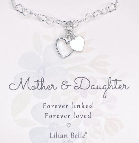 Sterling Silver Bracelet Meaningful Father Daughter Gifts, Mum Daughter Gift, Mother Daughter Birthday Gift, Sister Gifts, Gifts for Sister