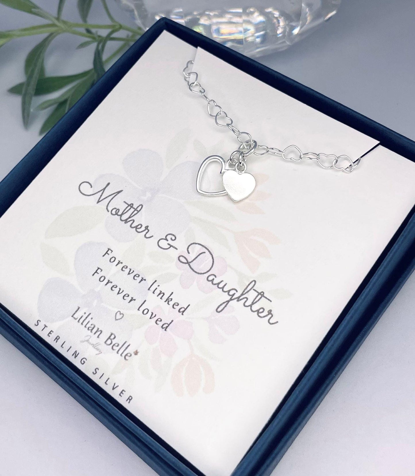 Sterling Silver Bracelet Meaningful Mother Daughter Gifts, Dad Daughter Gifts, Mum Daughter Gift, Sisters Birthday Gift, Sister Gift Idea