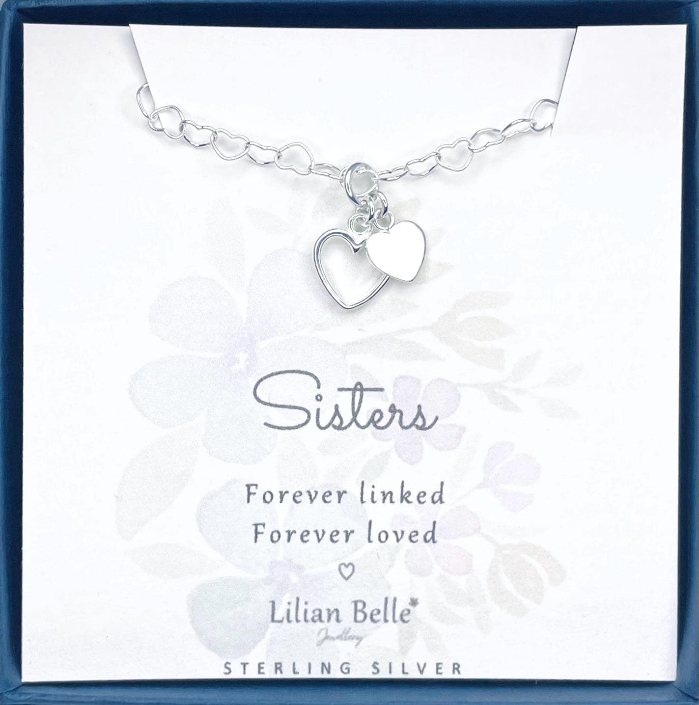 Sterling Silver Bracelet Meaningful Mother Daughter Gifts, Dad Daughter Gifts, Mum Daughter Gift, Sisters Birthday Gift, Sister Gift Idea