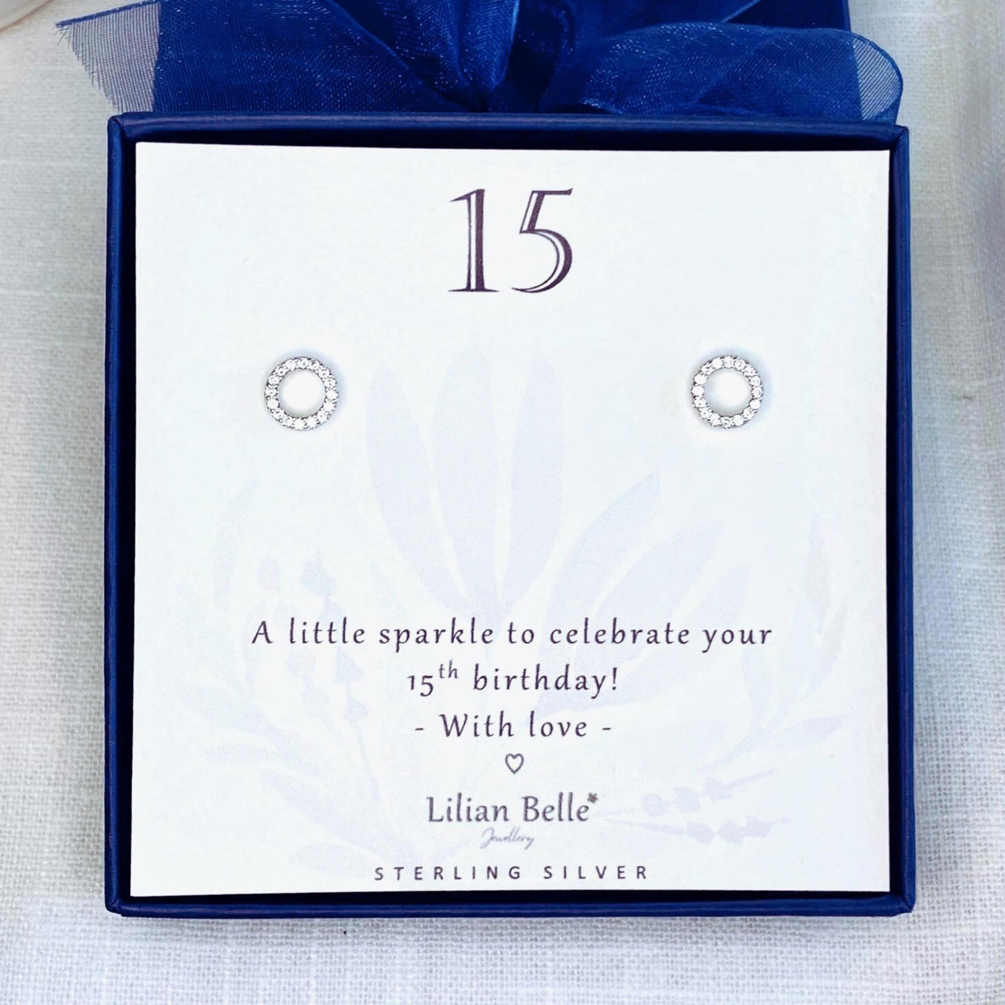 Sterling Silver Infinity Earrings: 15th Birthday Gift