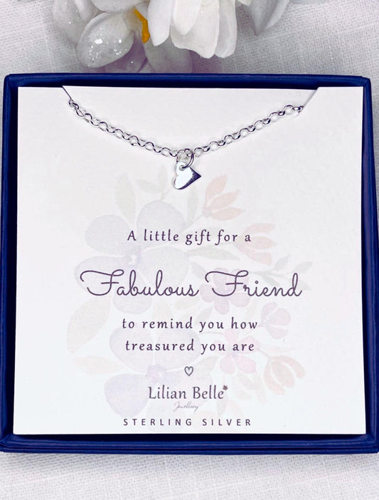Sterling Silver Friendship Heart Bracelet Gift for Women, Best friend Gift, Meaningful Friends Gifts for her, Friendship Gifts for Woman