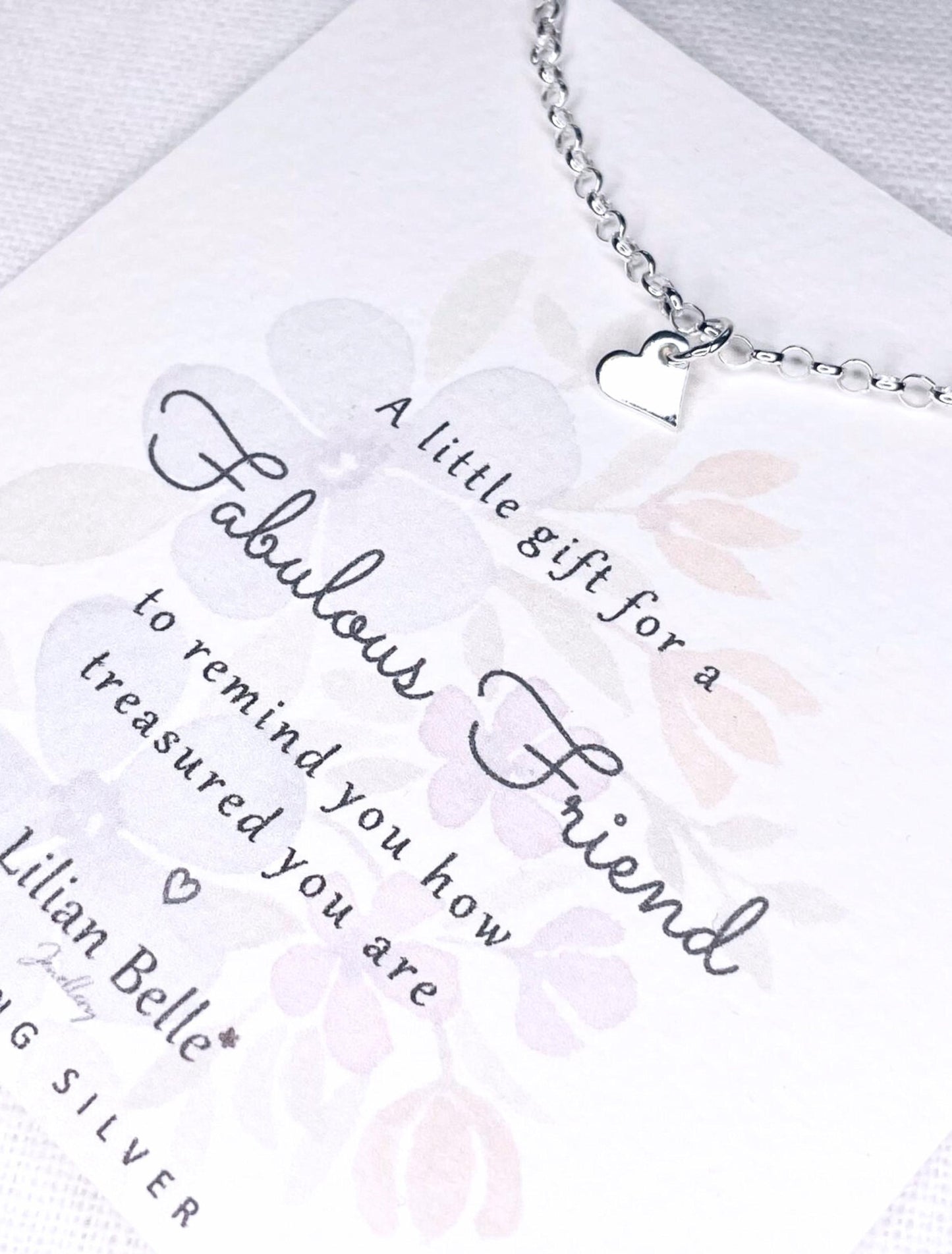 Sterling Silver Friendship Heart Bracelet Gift for Women, Best friend Gift, Meaningful Friends Gifts for her, Friendship Gifts for Woman
