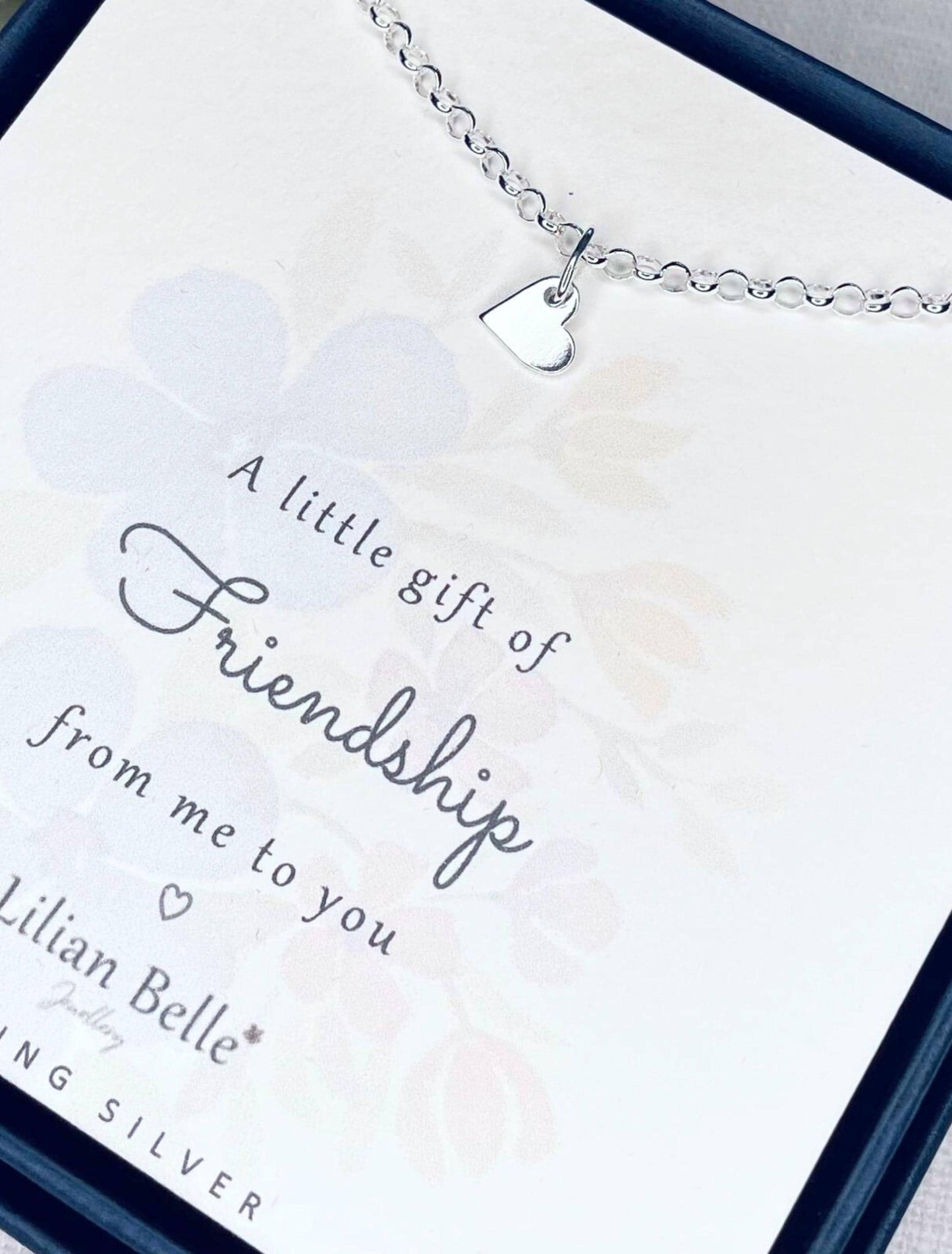Sterling Silver Friendship Heart Bracelet Gift for Women, Best friend Gift, Meaningful Friends Gifts for her, Friendship Gifts for Woman